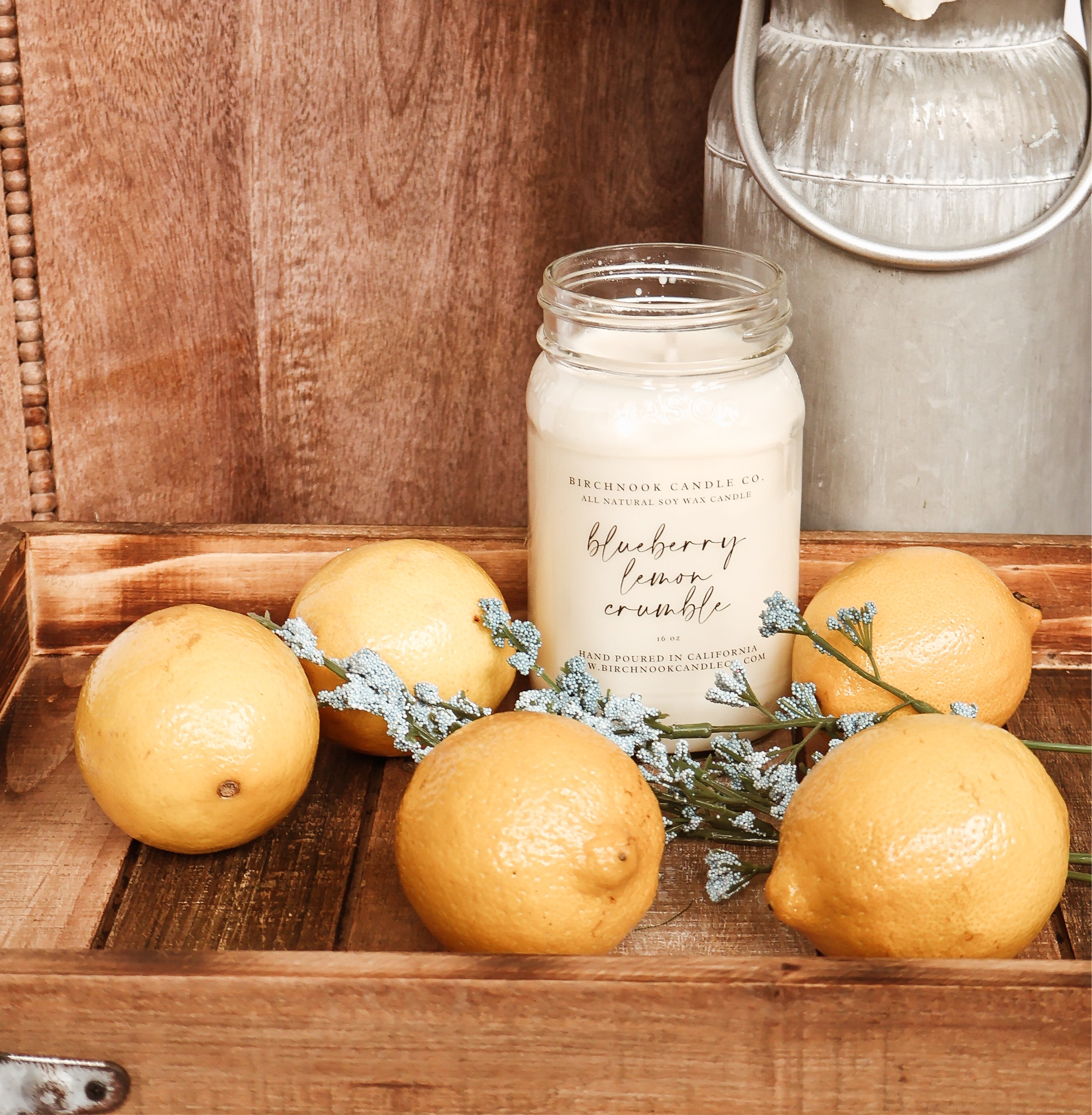 16oz. Country Kitchen Mason Jar Soy Candles - Bakery Scents